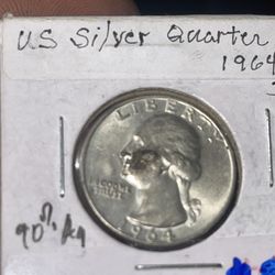 1964-D U.S. 🇺🇸 25c 