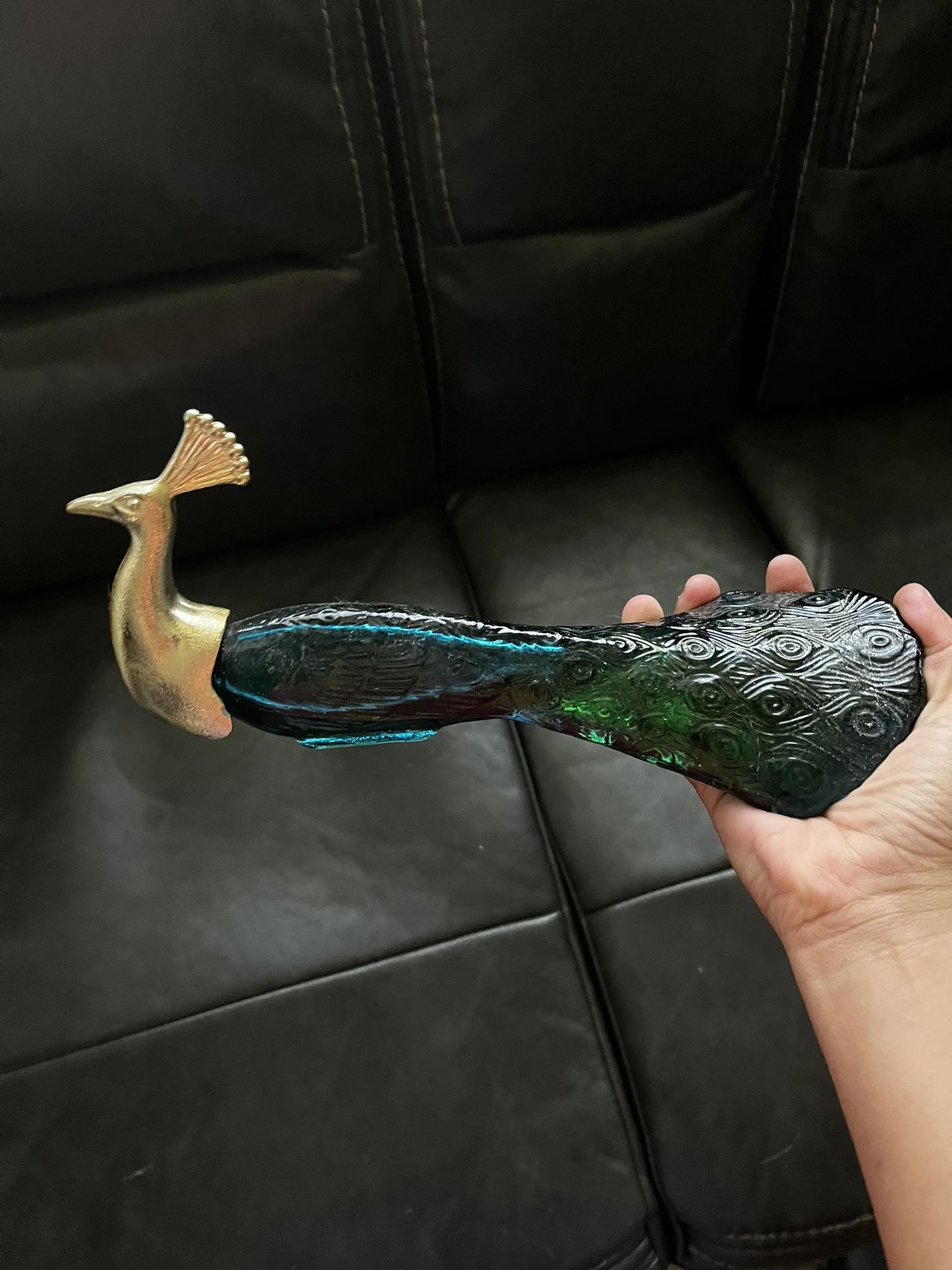 Vintage Avon Peacock Perfume Decanter