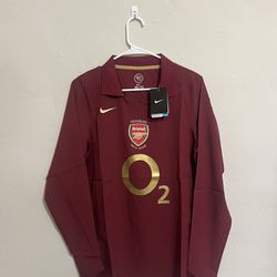 Arsenal 2005-06 Home Jersey Small (slim Fit) 