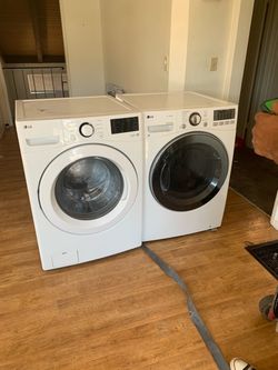 LG washer and dryer