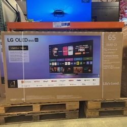 65 “ LG smart 4K EVO OLED HDR 144HZ C5 65C5 TV 