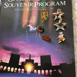 1984 0lympic Pins And Program