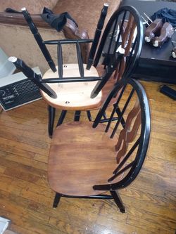 Wood chairs