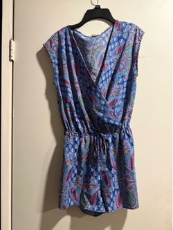 Blue romper