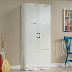 Sauder Select Storage Cabinet/ Pantry White finish