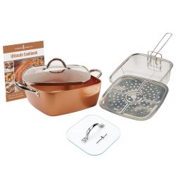 NEW Copper Chef Casserole Pan