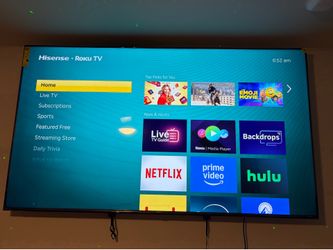 85inch Hisense Tv for pick up