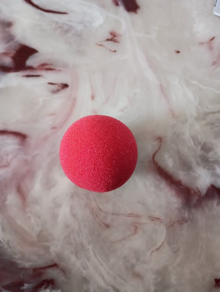 3/$10 π Vibrant Red Foam Halloween Clown Nose