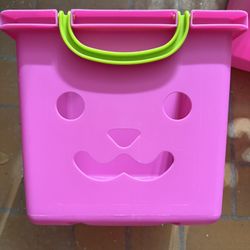 pink Iris Ohyama Smiley Kids Box