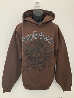 SP5der Travis Scott ComplexCon Exclusive Brown OG Web Hoodie XL