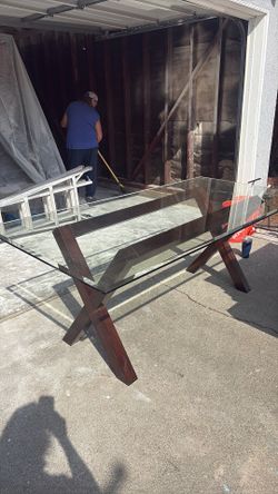 Glass table