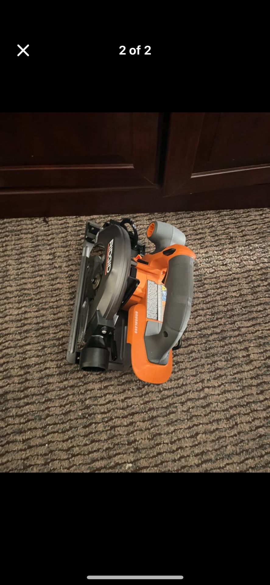 Brand New RIDGID 18V Brushless 6-1/2" Circular Saw (Tool Only) - Never Used