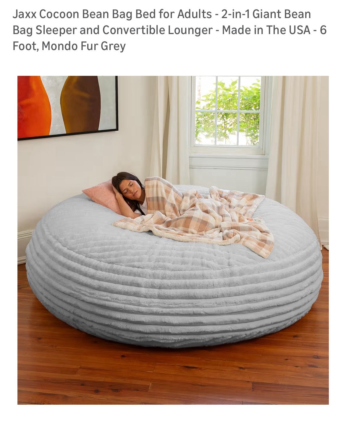 Bean Bag Bed, 6ft Across