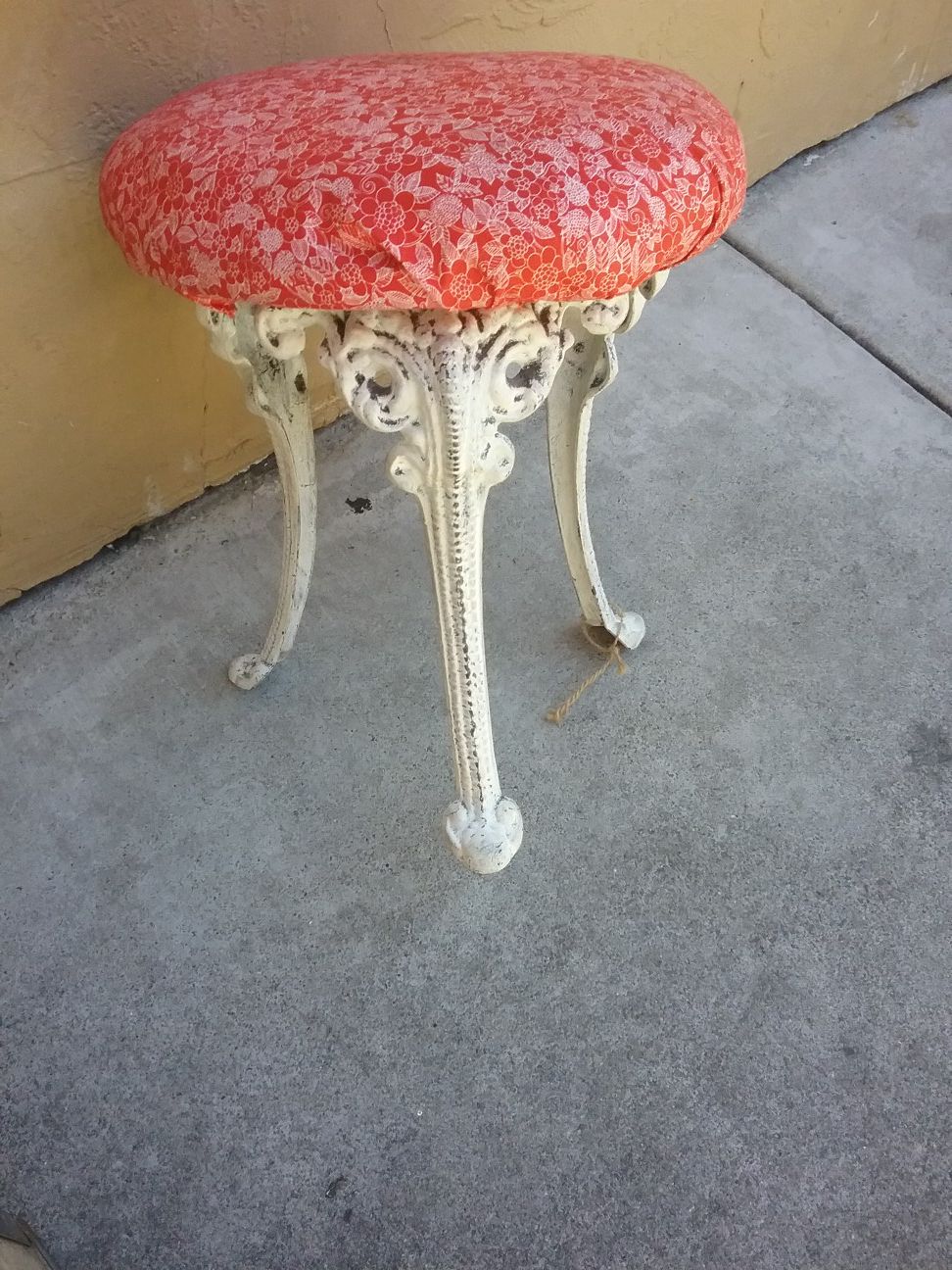 SMALL iron stool