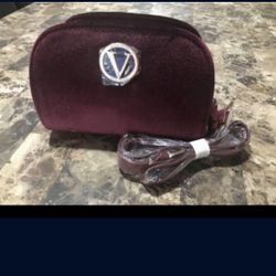 Joan Vass Velvet Crossbody Purse 