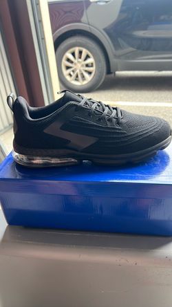 Jerko Black Low-Top Sneaker with Air Cushion Sole