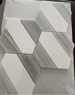 Lot of cravat marble mosaic tile Backsplash, Floor, Or Surface Countertop 12+ sheets