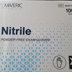 Blue Nitrile Exam Gloves | Powder-Free | X-Large