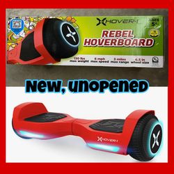 NEW IN BOX Hoverboard, Red Hover -1 Rebel Hoverboard
