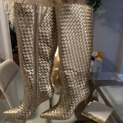 Gold Boots