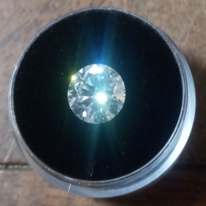 Lab Grown 2 Carat Brilliant Round Diamond Color D, FL Flawless