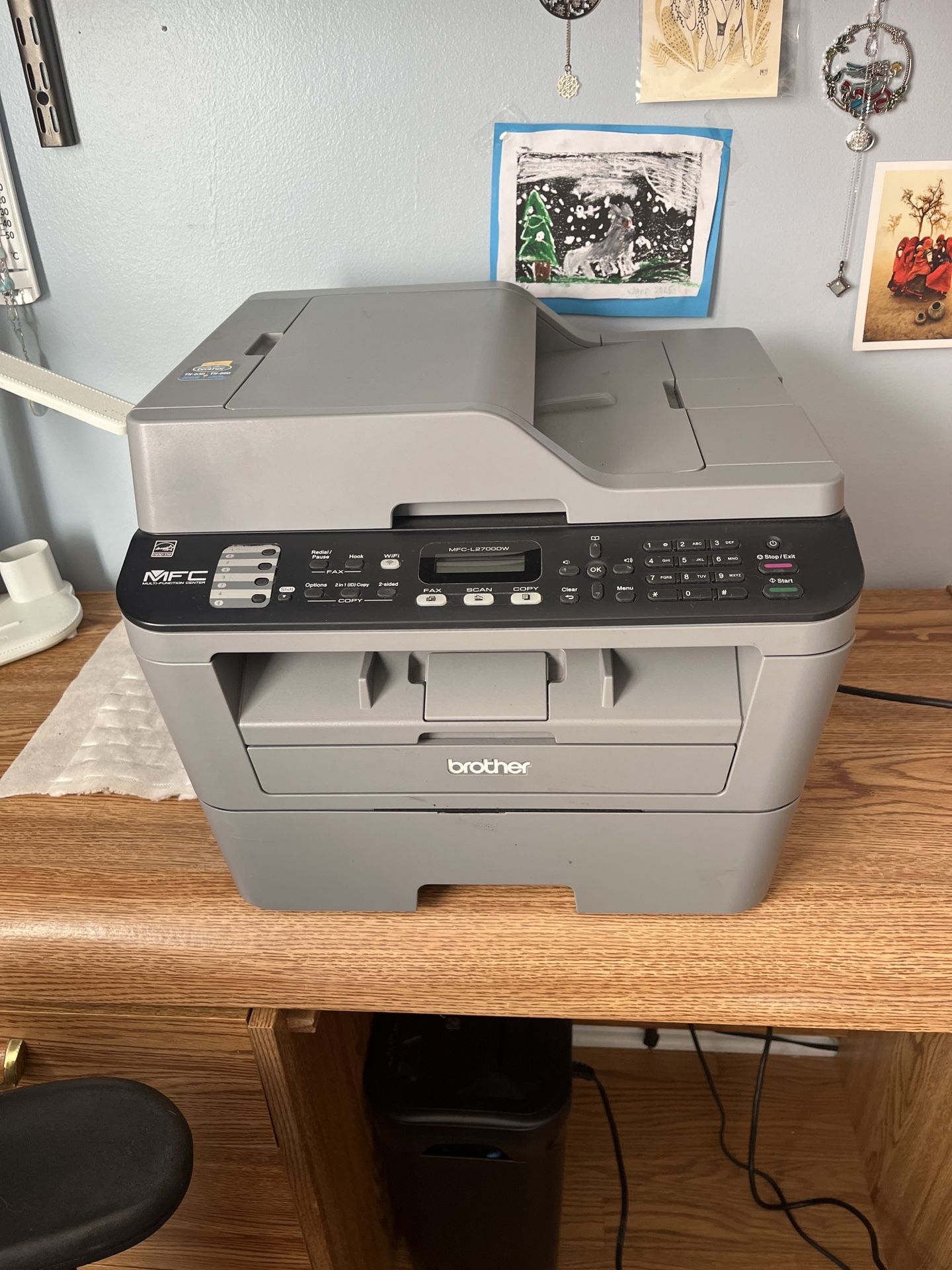 Brother MFC-L2700DW All-in-One Laser Printer Scanner Copier Fax – For Parts/Not Working