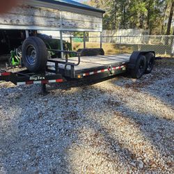 Big Tex 14 TL Hydraulic Tilt Back Trailer 