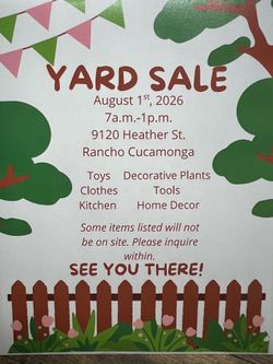 YARD SALE