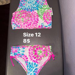 Brand New 2 Piece Bathing Suit Size 12 (KIDS)