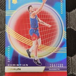 2022-23 Panini Recon Basketball Christian Braun SP# /199 Rookie Card Nuggets