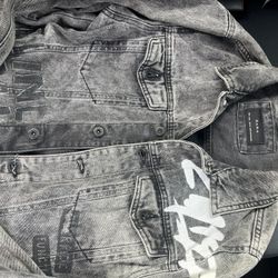 Zara Jean Jacket, Gray, Large 