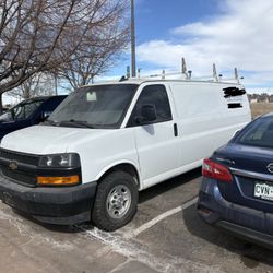 2018 Chevrolet Express 2500 Extended Cargo Van 80,000 Miles