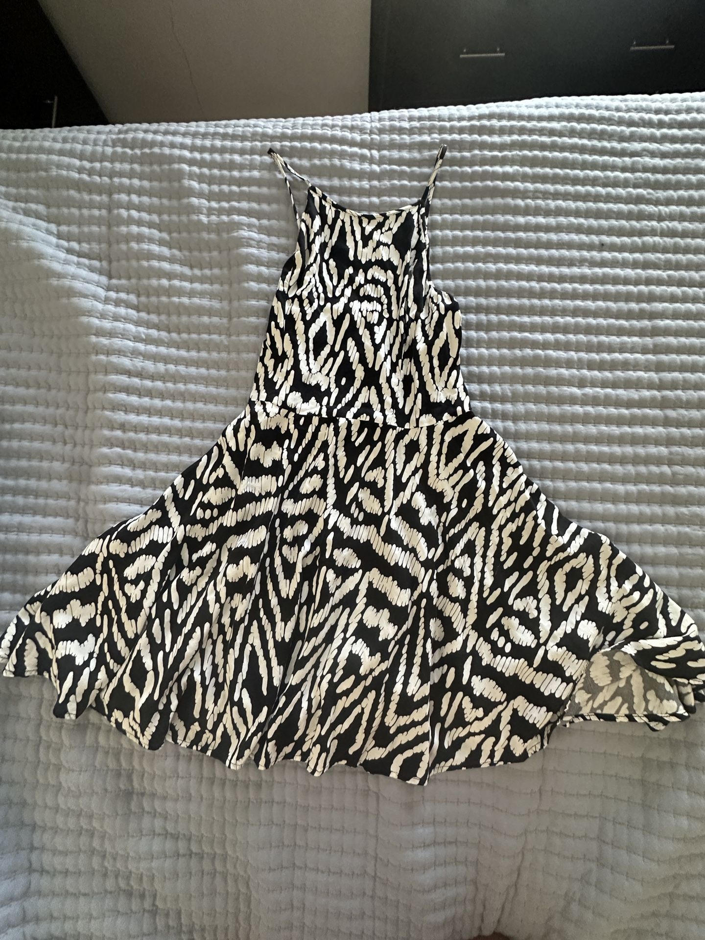 Black and white dress