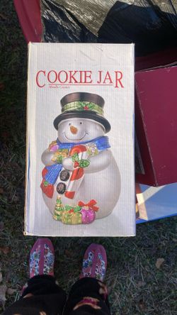 Snowman cookie Jar