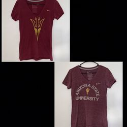 Wmns Nike Ncaa Arizona State university shirt set (M)