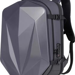 Expandable Hard Shell Gaming Backpack With Combination Lock