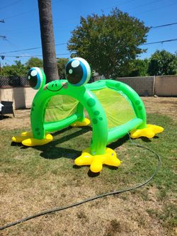 Froggy Fun Sprinkler Tunnel