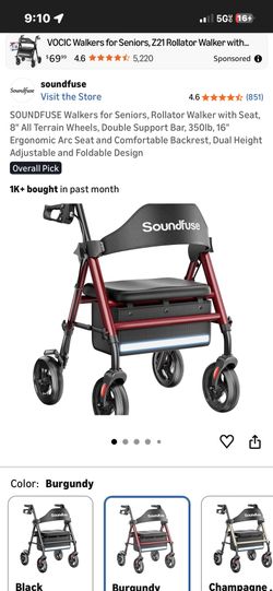 Soundfuse Walker For Seniors