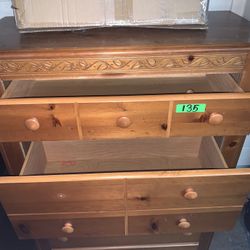 Brown Wooded Dresser 