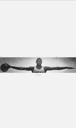 Michael Jordan Nike Wings Poster Vintage Original 90s Sealed Rare
