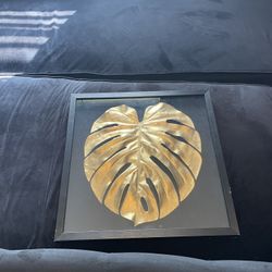 3D Framed Gold Leaf 
