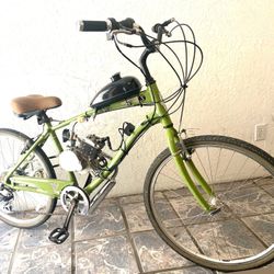 $360 NEWLY POWERED MOTORIZED BIKE $360 100 mpg 40 mph Easy pedal start Pedal or motorize anytime Fun  Simple Powerful Fast Easy  Fiv5tw2zer0fou4zer0si