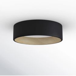 Bodine 1 Light Unique Statement Drum LED Flush Mount Light Fixture- New In Box