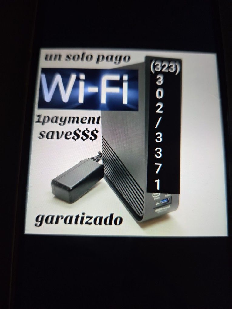 Great Ethernet Modem Works Fast Comes With Router For Wifi 