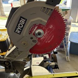 Ryobi Compound Mitre Saw 12.5 Inch W/stand