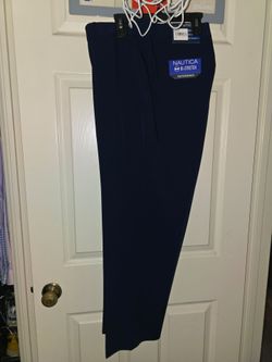 Nautica Mens Dress Pants Sz 40 Dark Blue NWT