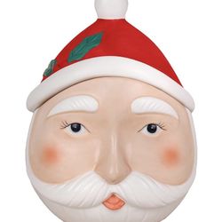 Decorative Santa Candy/Cookie Jar, Ceramic