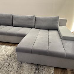 Sectional Sleeper Couch & Sofa Bed with Storage