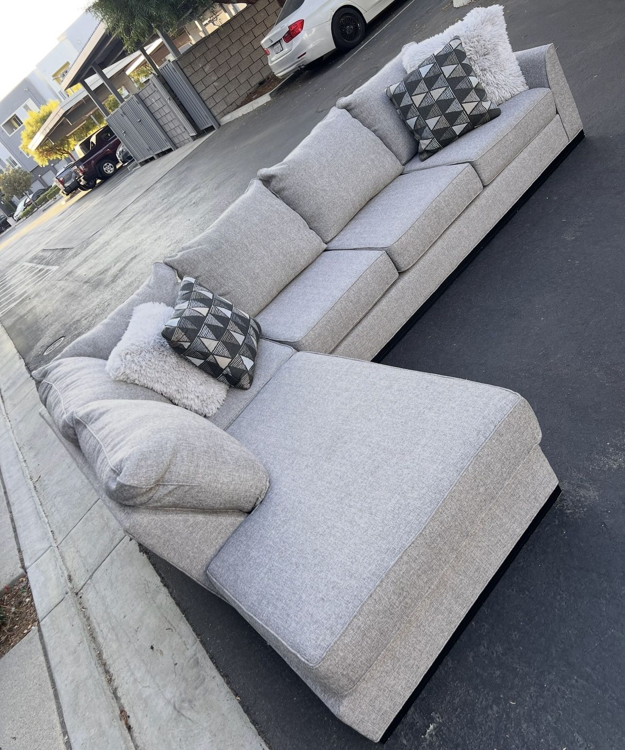 Beautiful Grey Sectional Couch