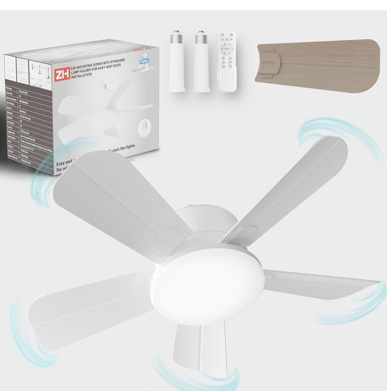 Socket Fan Light
